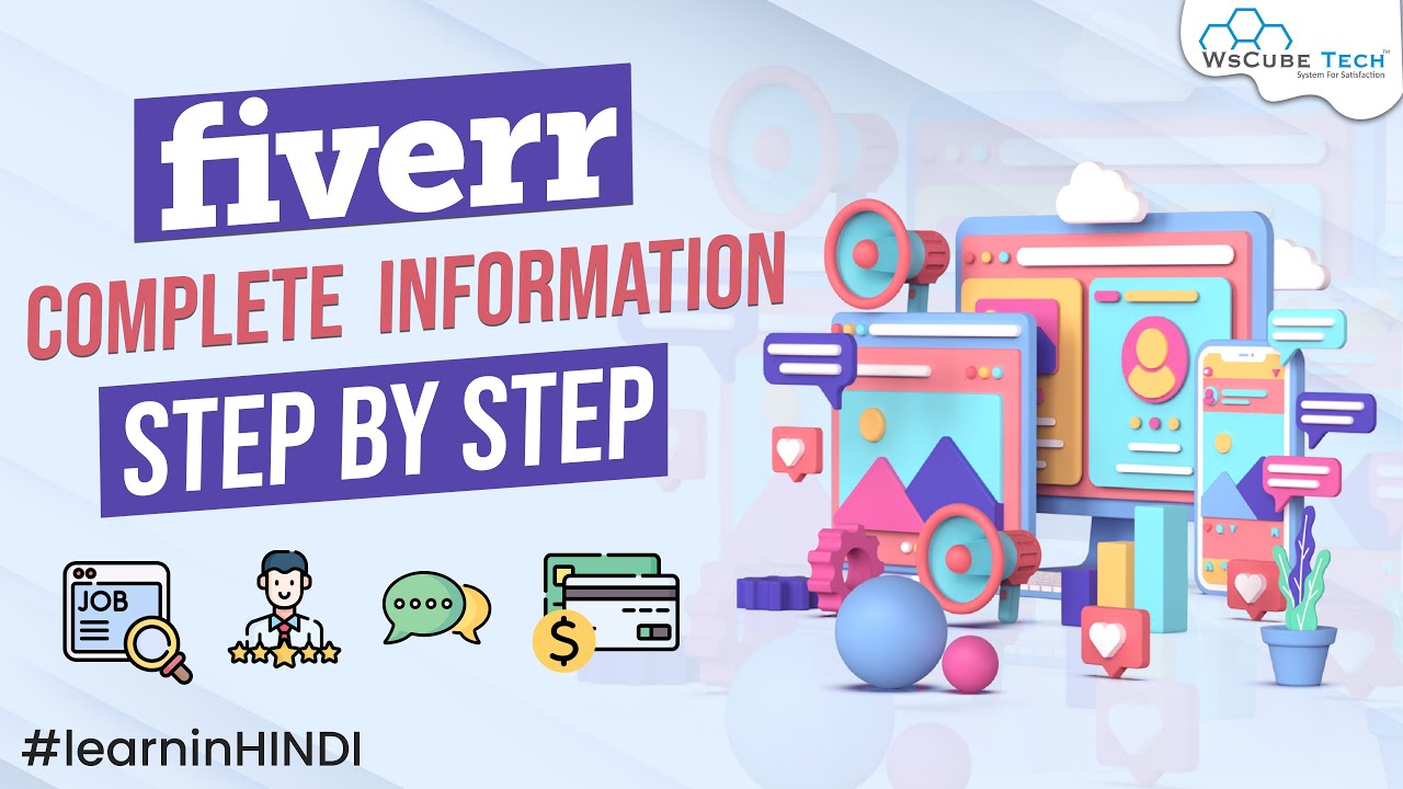 Ep 4- How to Sign Up, Set Up Fiverr Profile, Get a Job on Fiverr - Live Demo [Hindi] #4